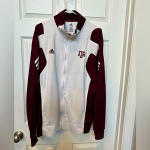 Texas A&M/Adidas athletic jacket. Gently used, great condition